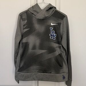 Nike Gray LA Dodgers Hoodie